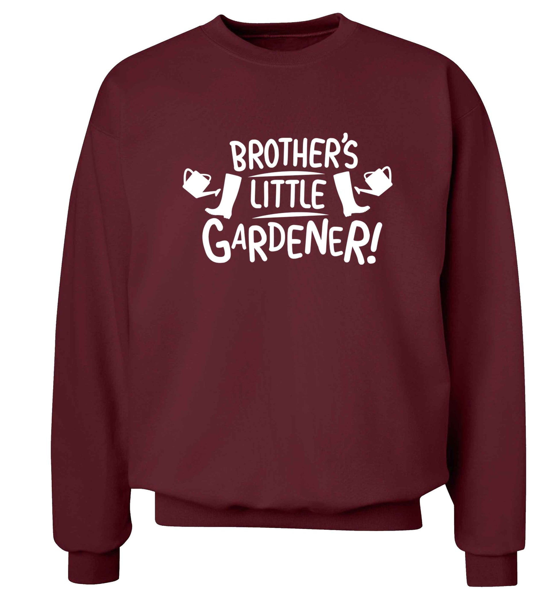 Brother's little gardener Adult's unisex maroon Sweater 2XL