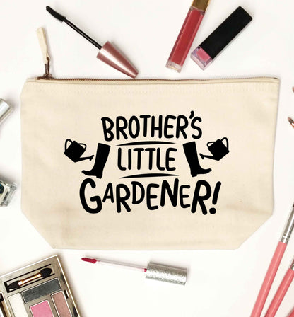 Brother's little gardener natural makeup bag