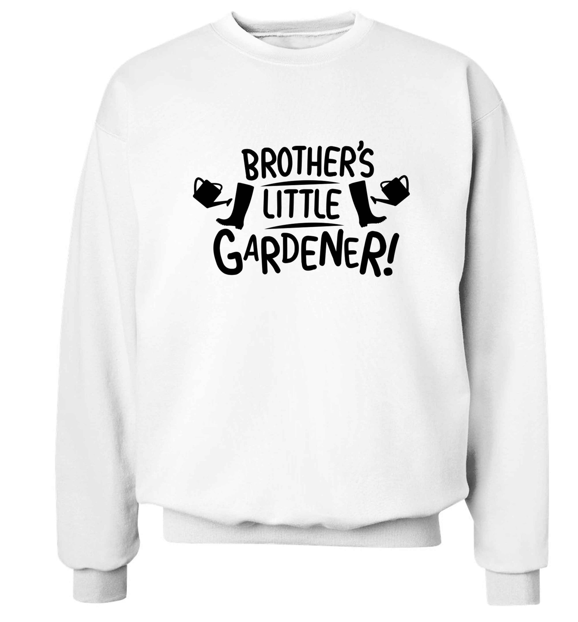 Brother's little gardener Adult's unisex white Sweater 2XL