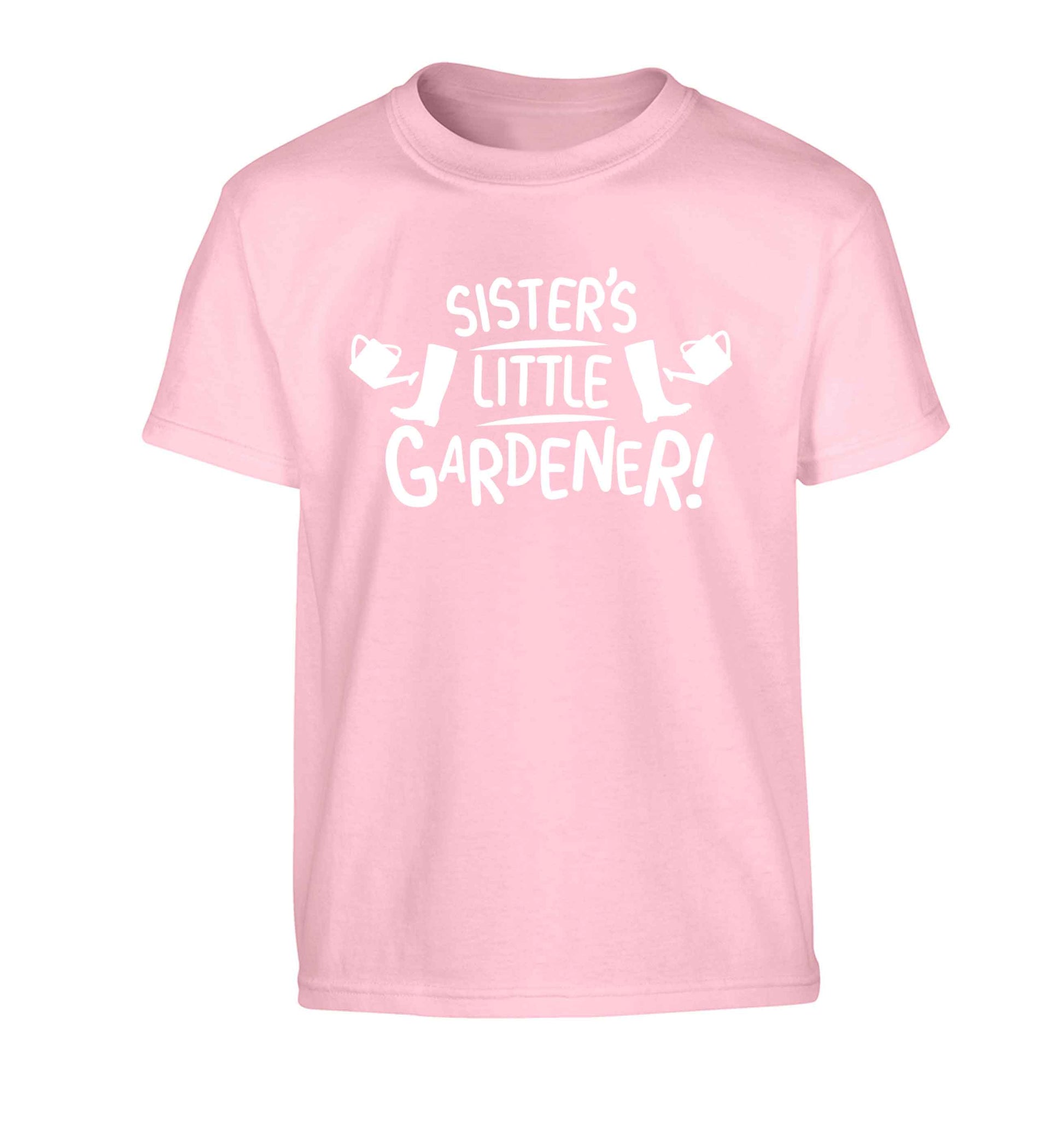 Sister's little gardener Children's light pink Tshirt 12-13 Years