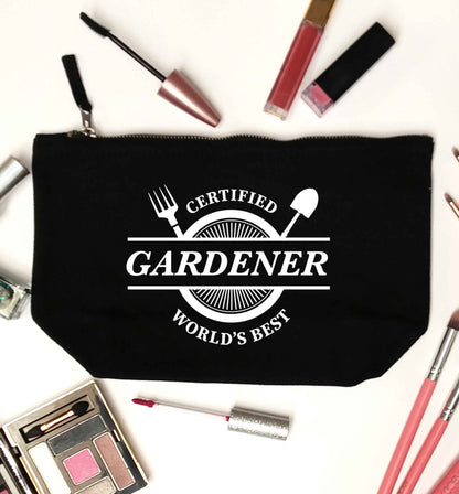 Certified gardener worlds best black makeup bag