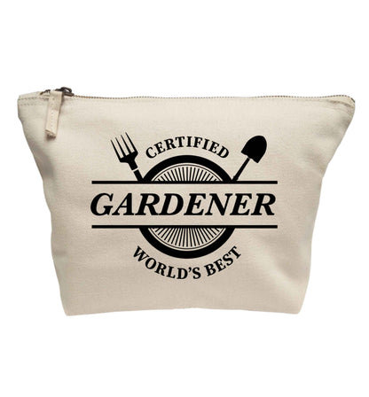 Certified gardener worlds best | makeup / wash bag
