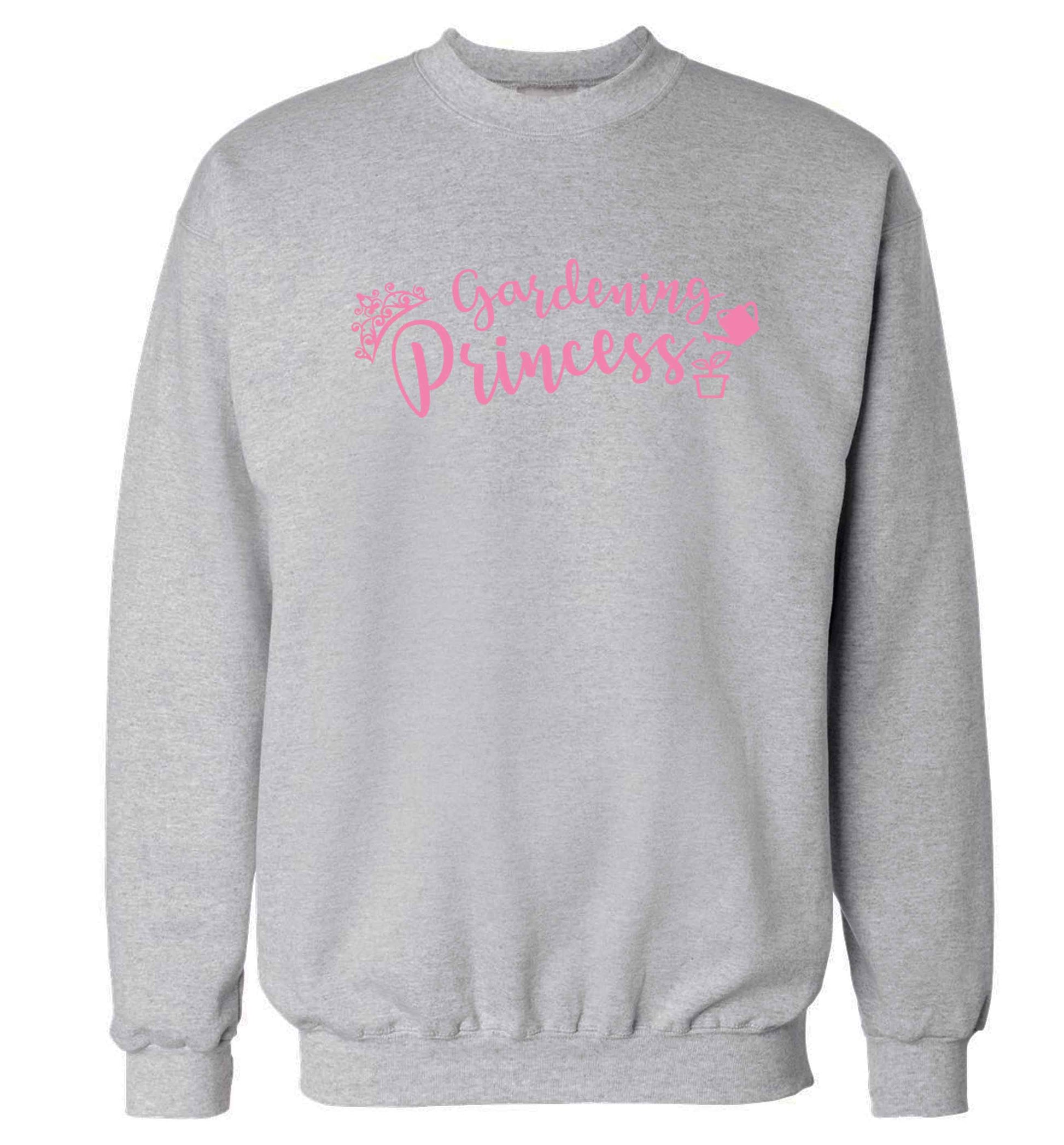 Gardening princess Adult's unisex grey Sweater 2XL