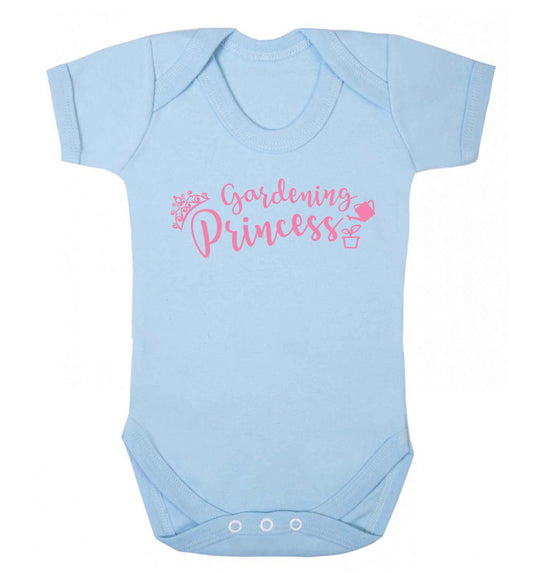 Gardening princess Baby Vest pale blue 18-24 months