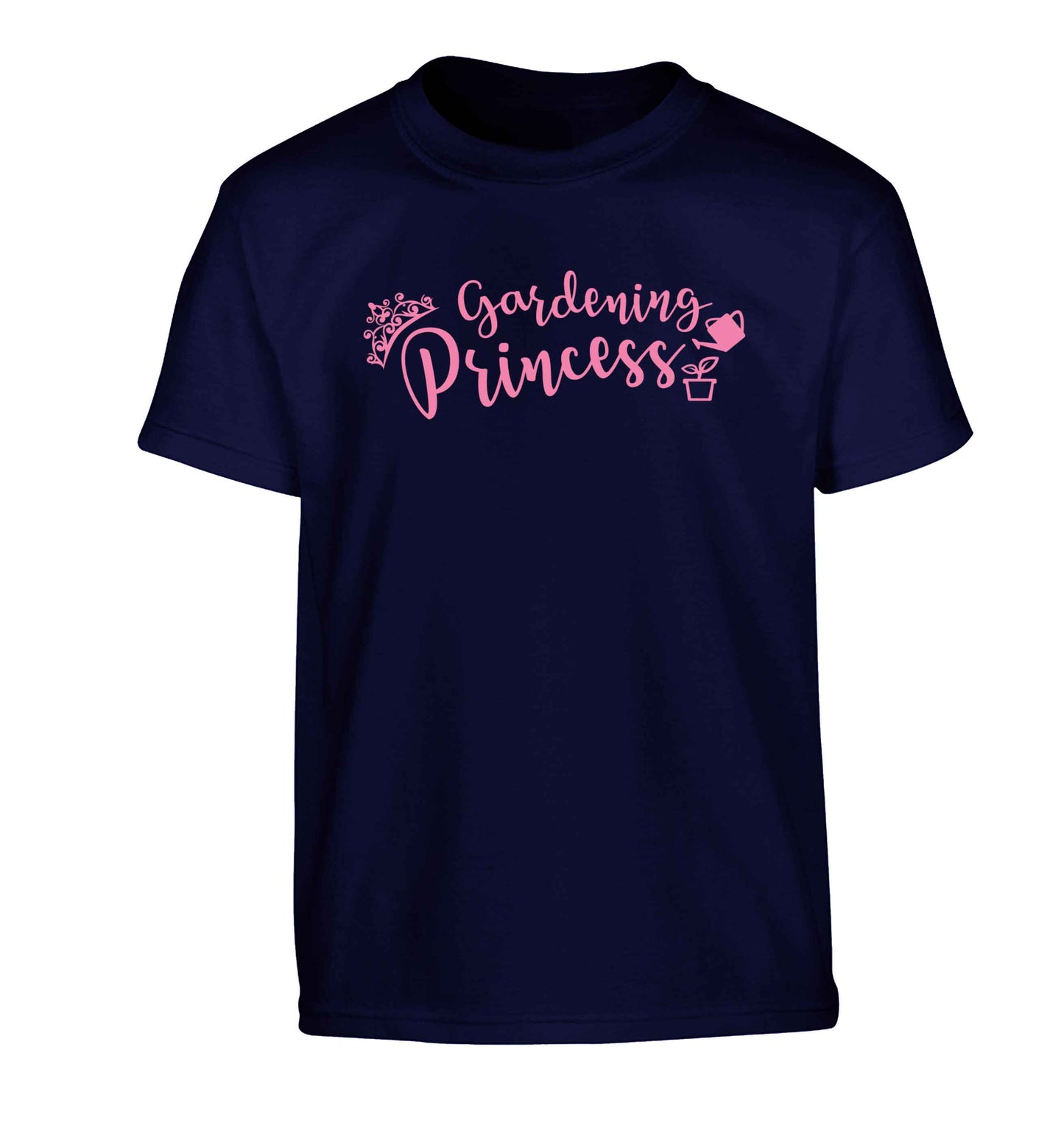 Gardening princess Children's navy Tshirt 12-13 Years