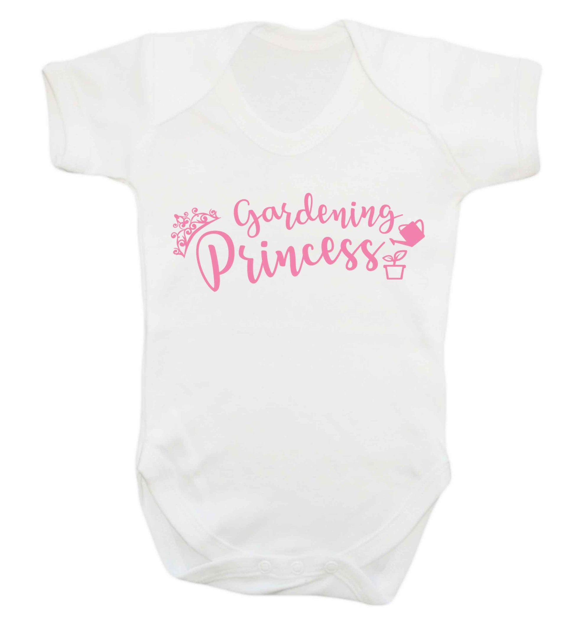 Gardening princess Baby Vest white 18-24 months