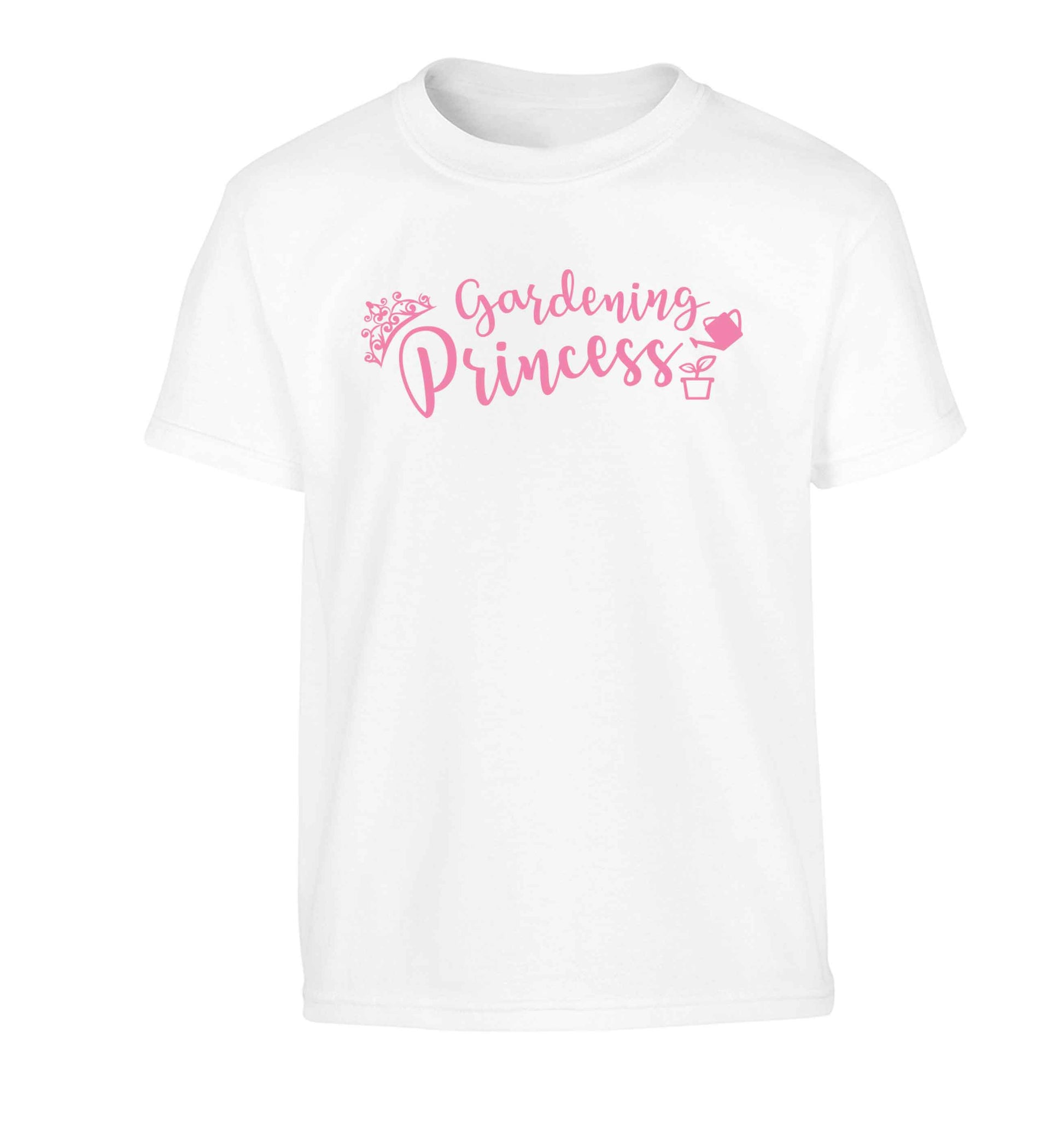 Gardening princess Children's white Tshirt 12-13 Years