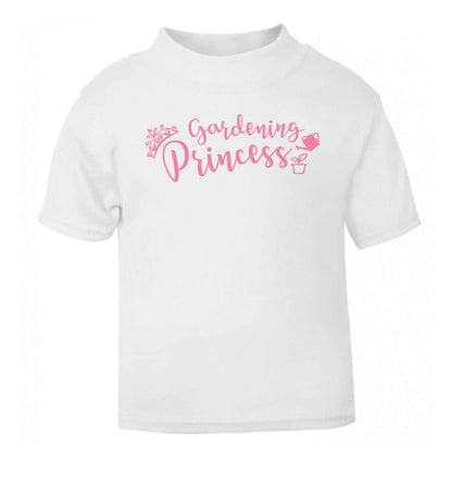 Gardening princess white Baby Toddler Tshirt 2 Years