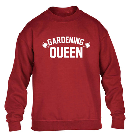 Gardening queen children's grey sweater 12-13 Years