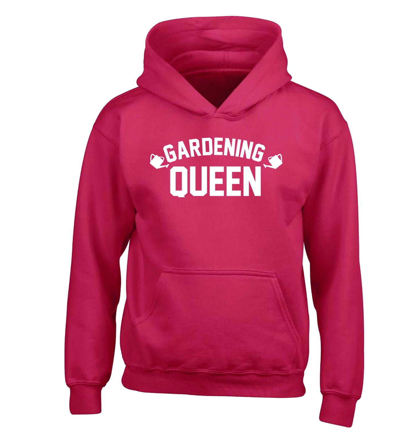 Gardening queen children's pink hoodie 12-13 Years