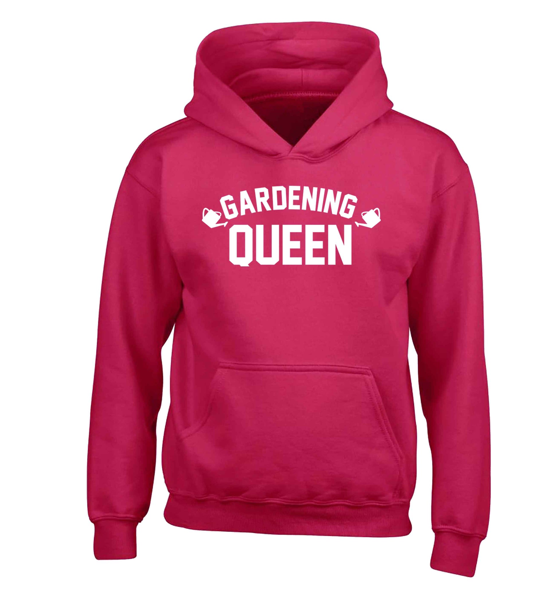 Gardening queen children's pink hoodie 12-13 Years