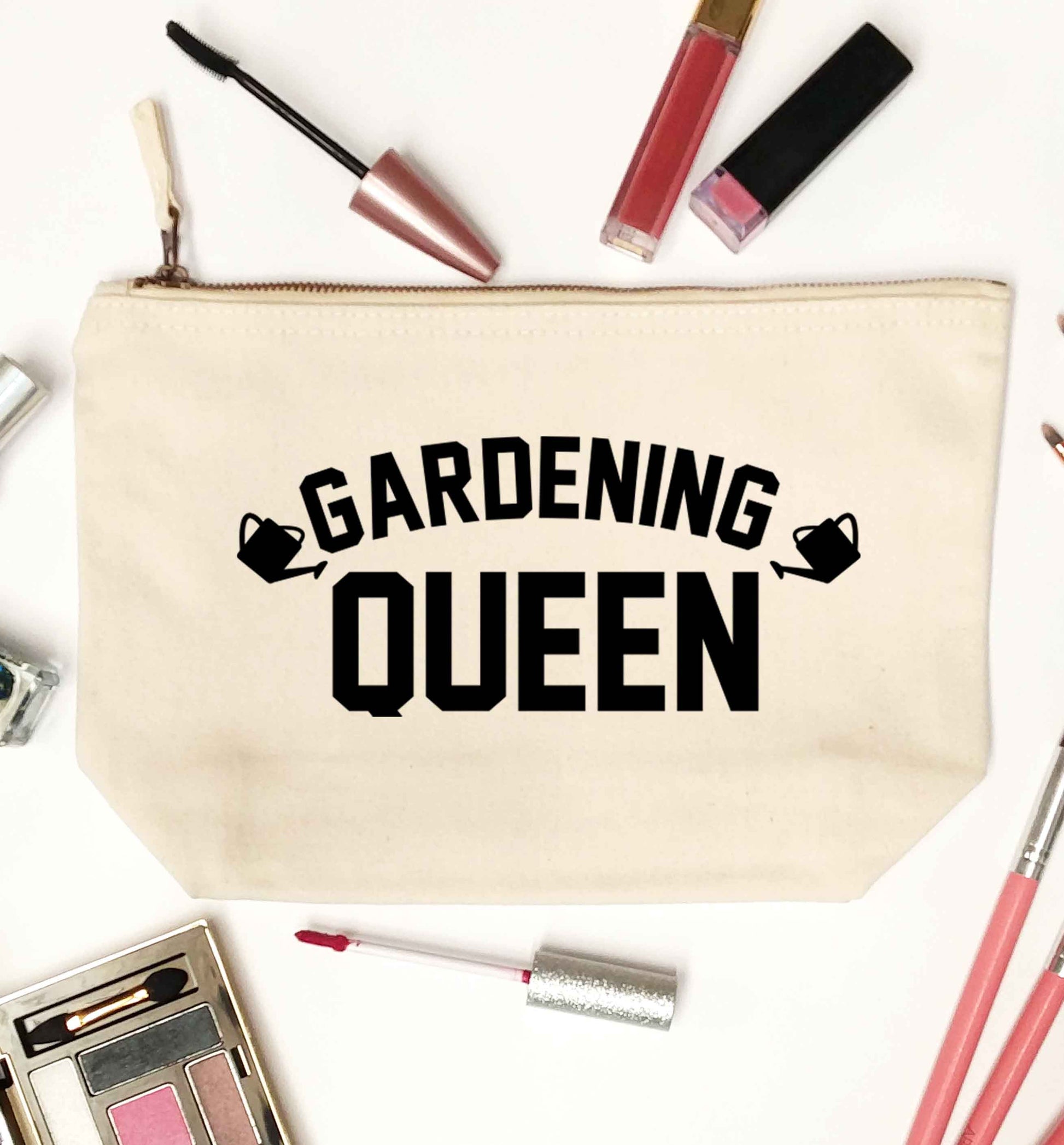 Gardening queen natural makeup bag