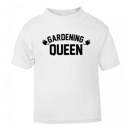 Gardening queen white Baby Toddler Tshirt 2 Years