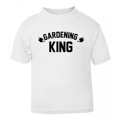 Gardening king white Baby Toddler Tshirt 2 Years