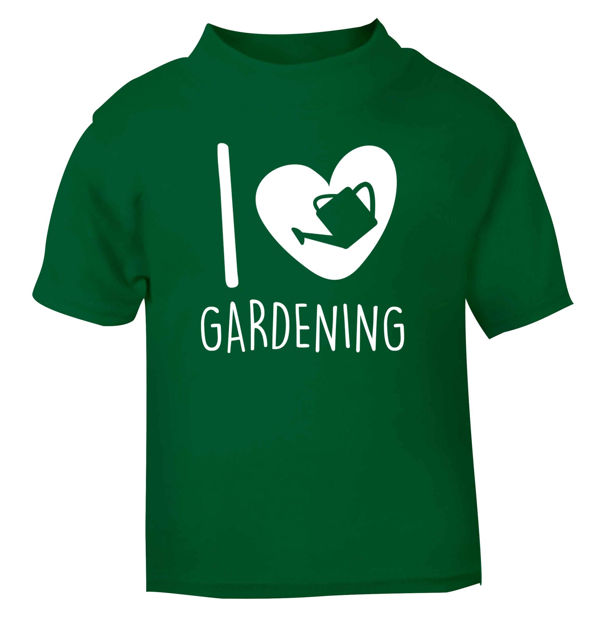 I love gardening green Baby Toddler Tshirt 2 Years