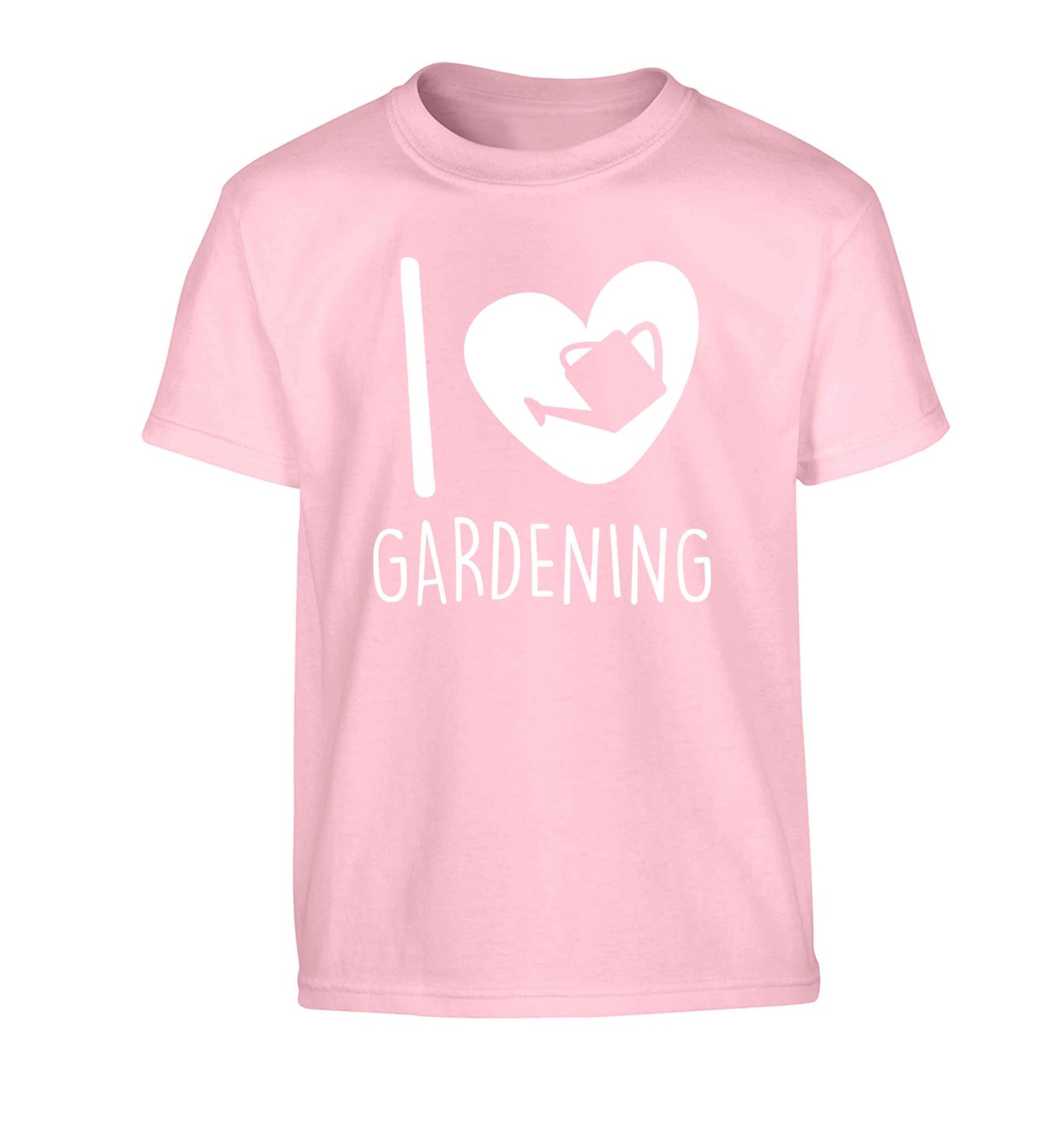 I love gardening Children's light pink Tshirt 12-13 Years