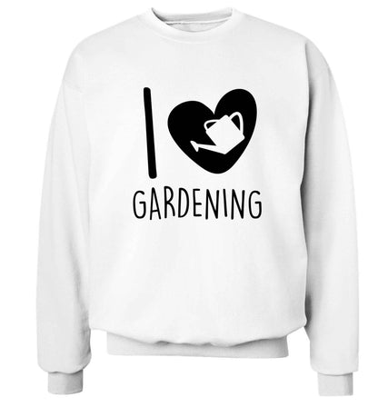 I love gardening Adult's unisex white Sweater 2XL