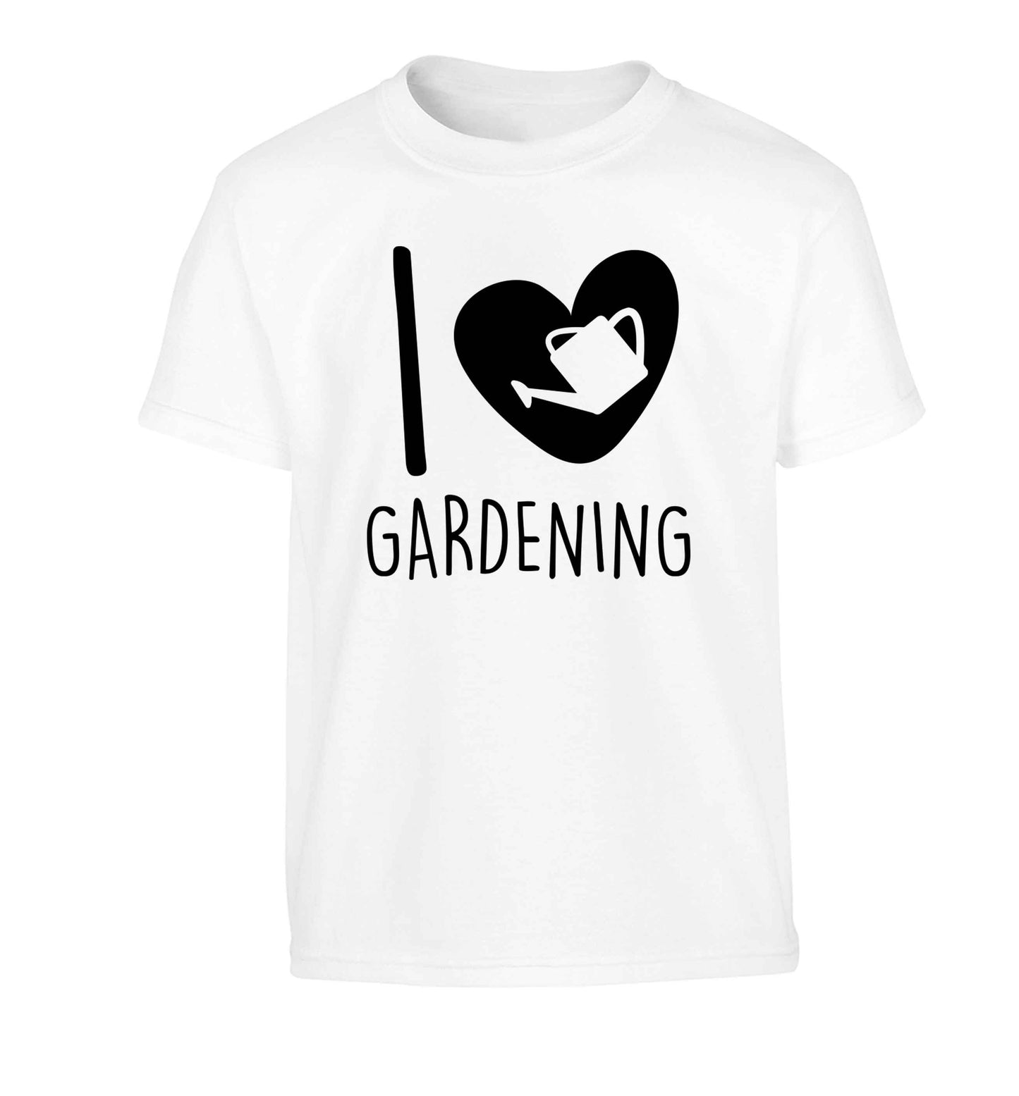 I love gardening Children's white Tshirt 12-13 Years