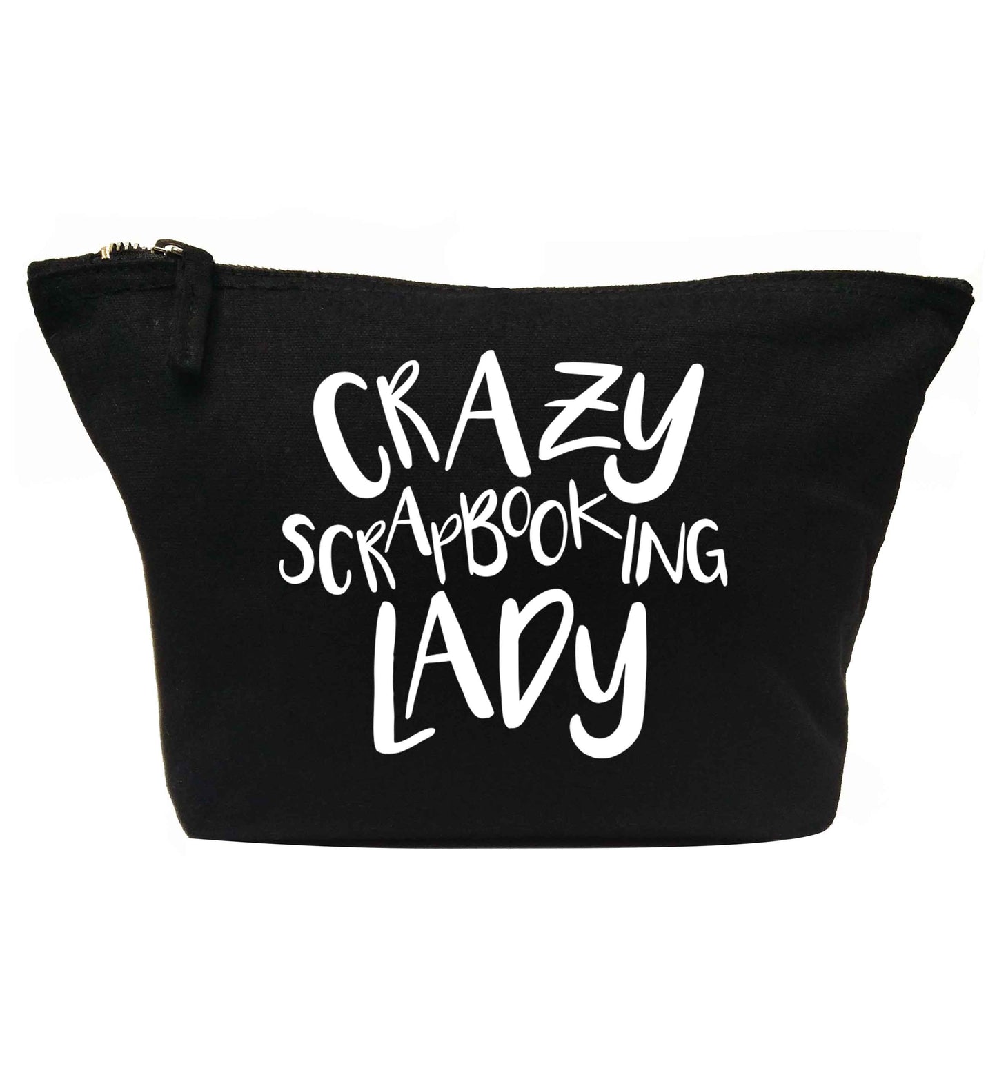 Crazy scrapbooking lady | makeup / wash bag