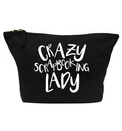 Crazy scrapbooking lady | makeup / wash bag