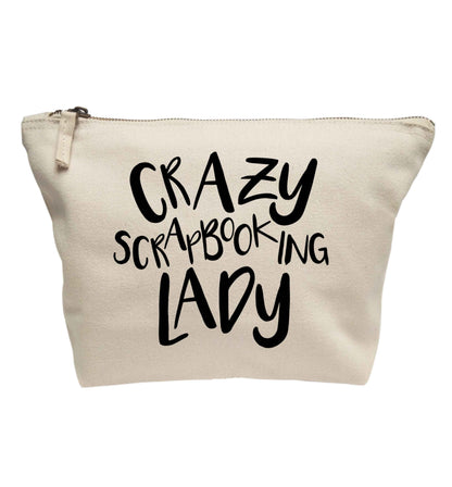 Crazy scrapbooking lady | makeup / wash bag