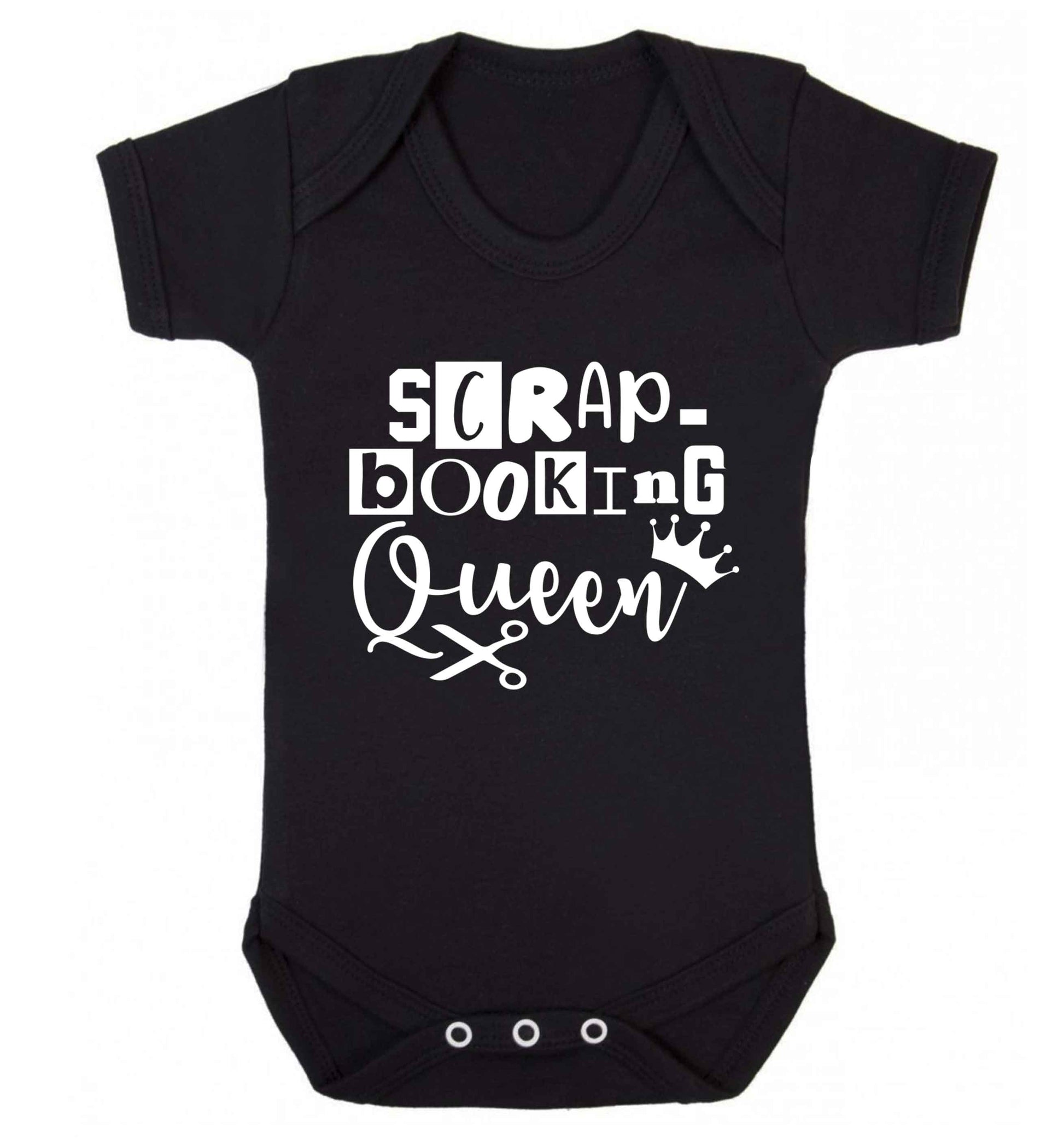 Scrapbooking Queen Baby Vest black 18-24 months