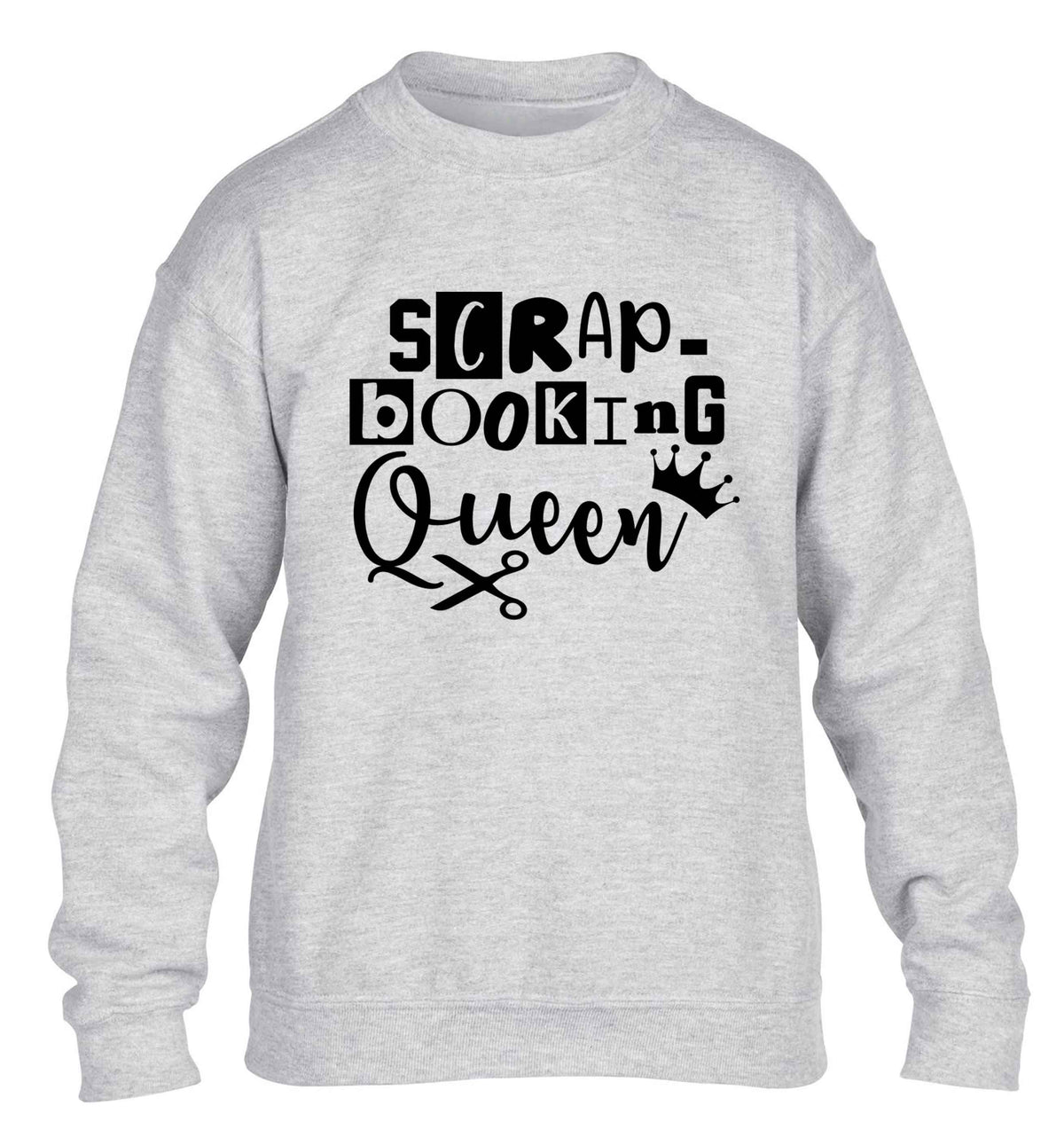 Scrapbooking Queen children's grey sweater 12-13 Years