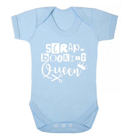 Scrapbooking Queen Baby Vest pale blue 18-24 months