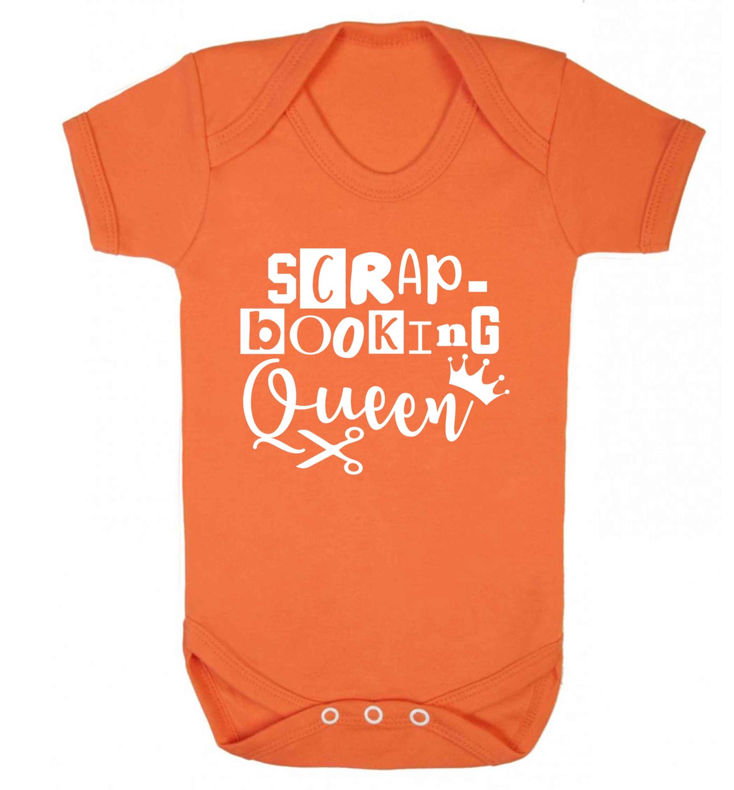 Scrapbooking Queen Baby Vest orange 18-24 months