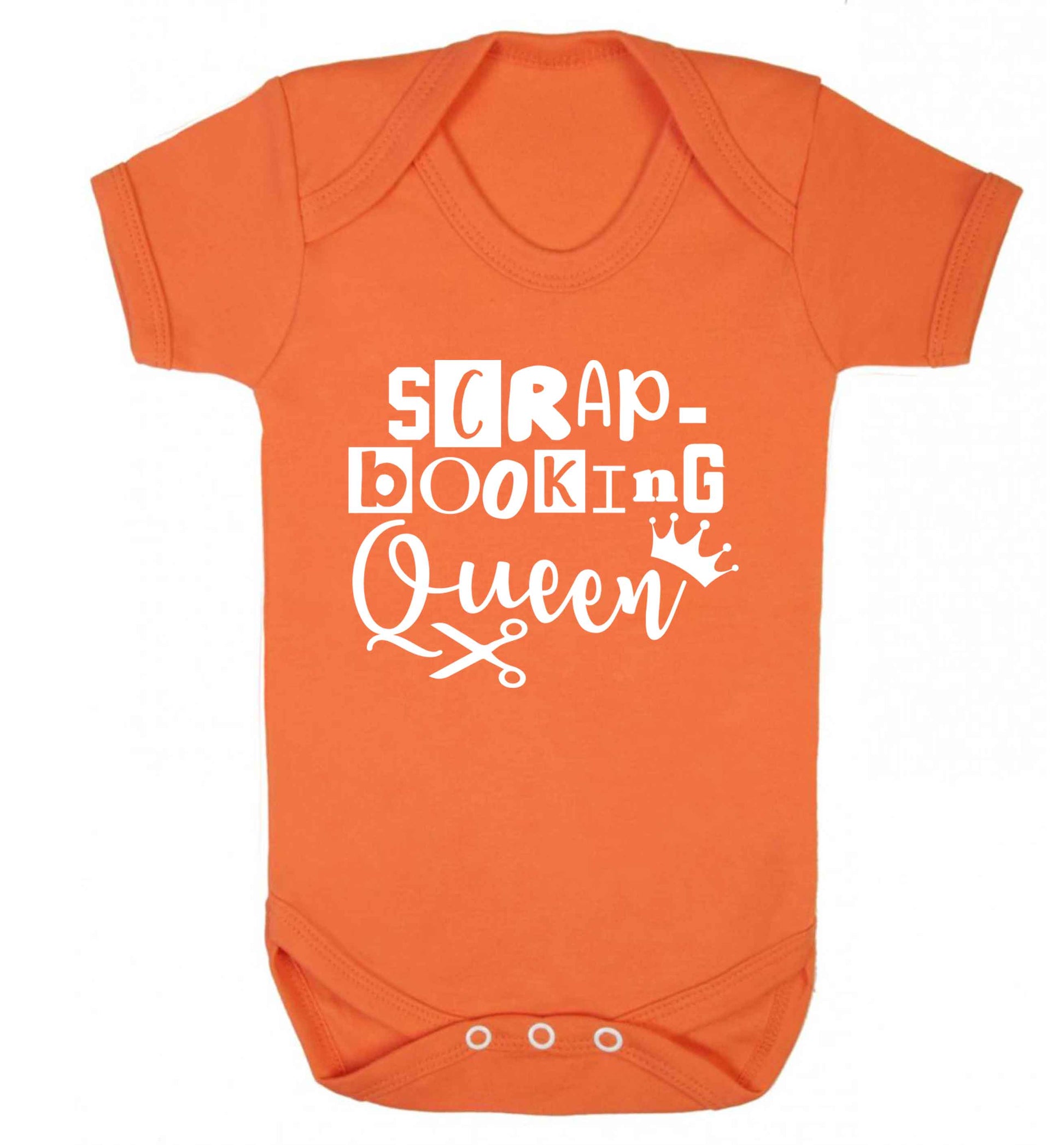 Scrapbooking Queen Baby Vest orange 18-24 months