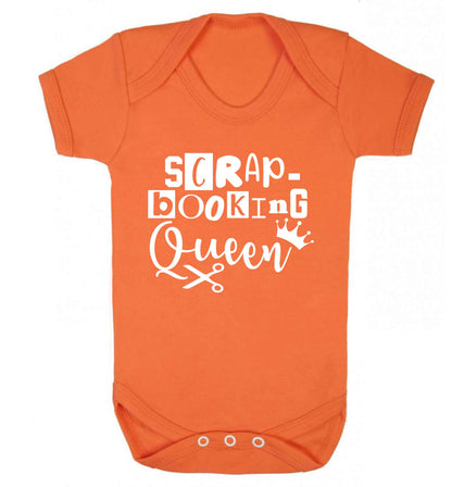 Scrapbooking Queen Baby Vest orange 18-24 months