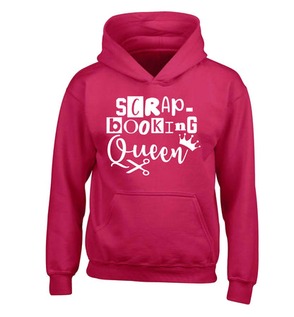 Scrapbooking Queen children's pink hoodie 12-13 Years