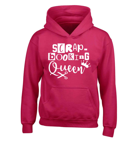Scrapbooking Queen children's pink hoodie 12-13 Years
