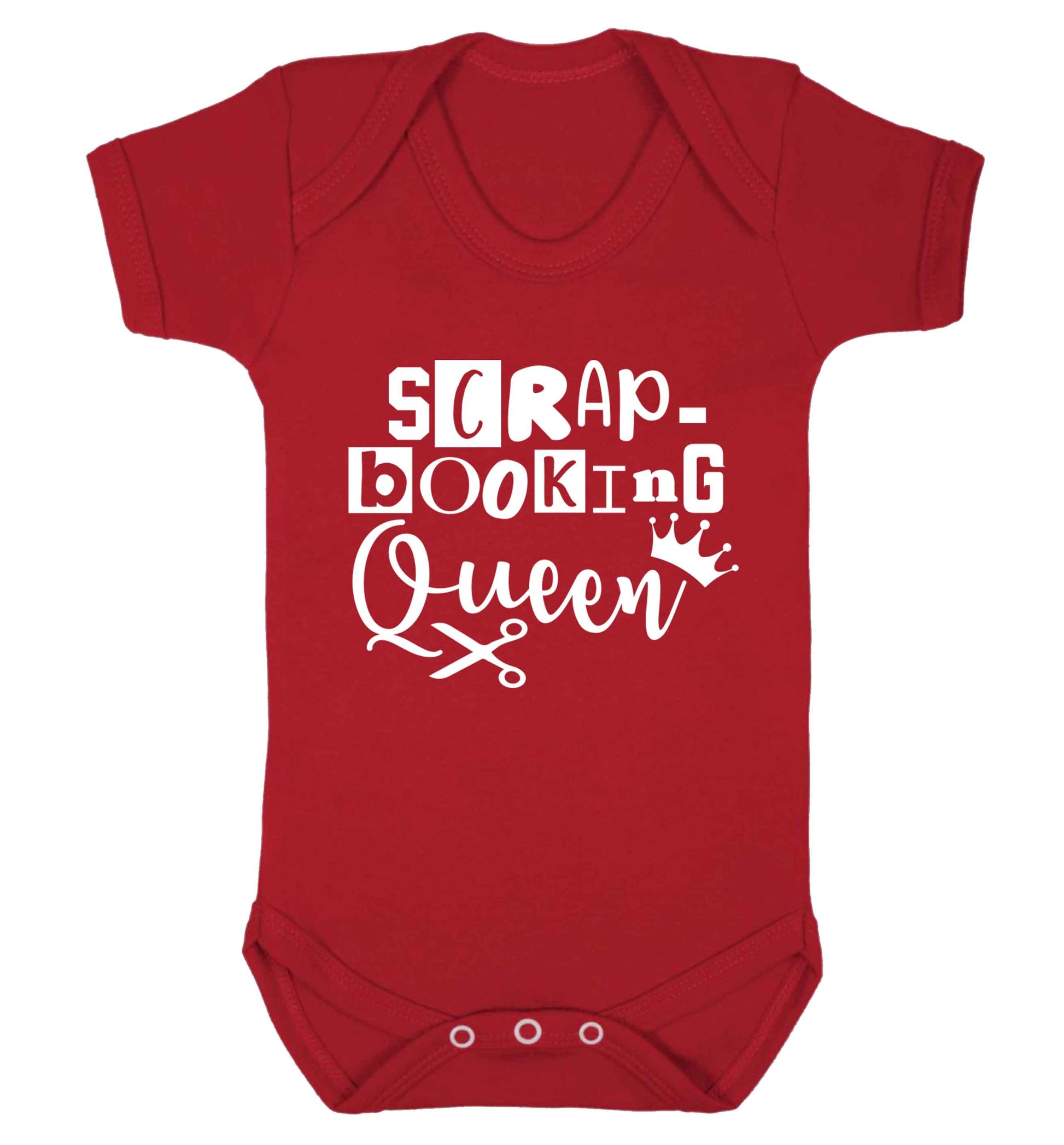 Scrapbooking Queen Baby Vest red 18-24 months