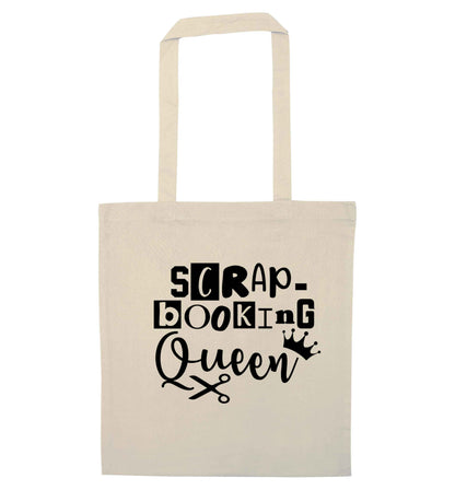 Scrapbooking Queen natural tote bag