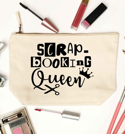 Scrapbooking Queen natural makeup bag