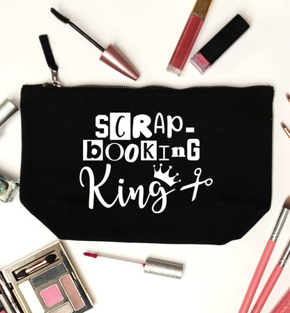 Scrapbooking King black makeup bag