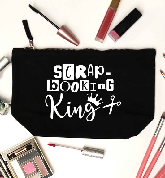 Scrapbooking King black makeup bag