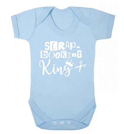 Scrapbooking King Baby Vest pale blue 18-24 months