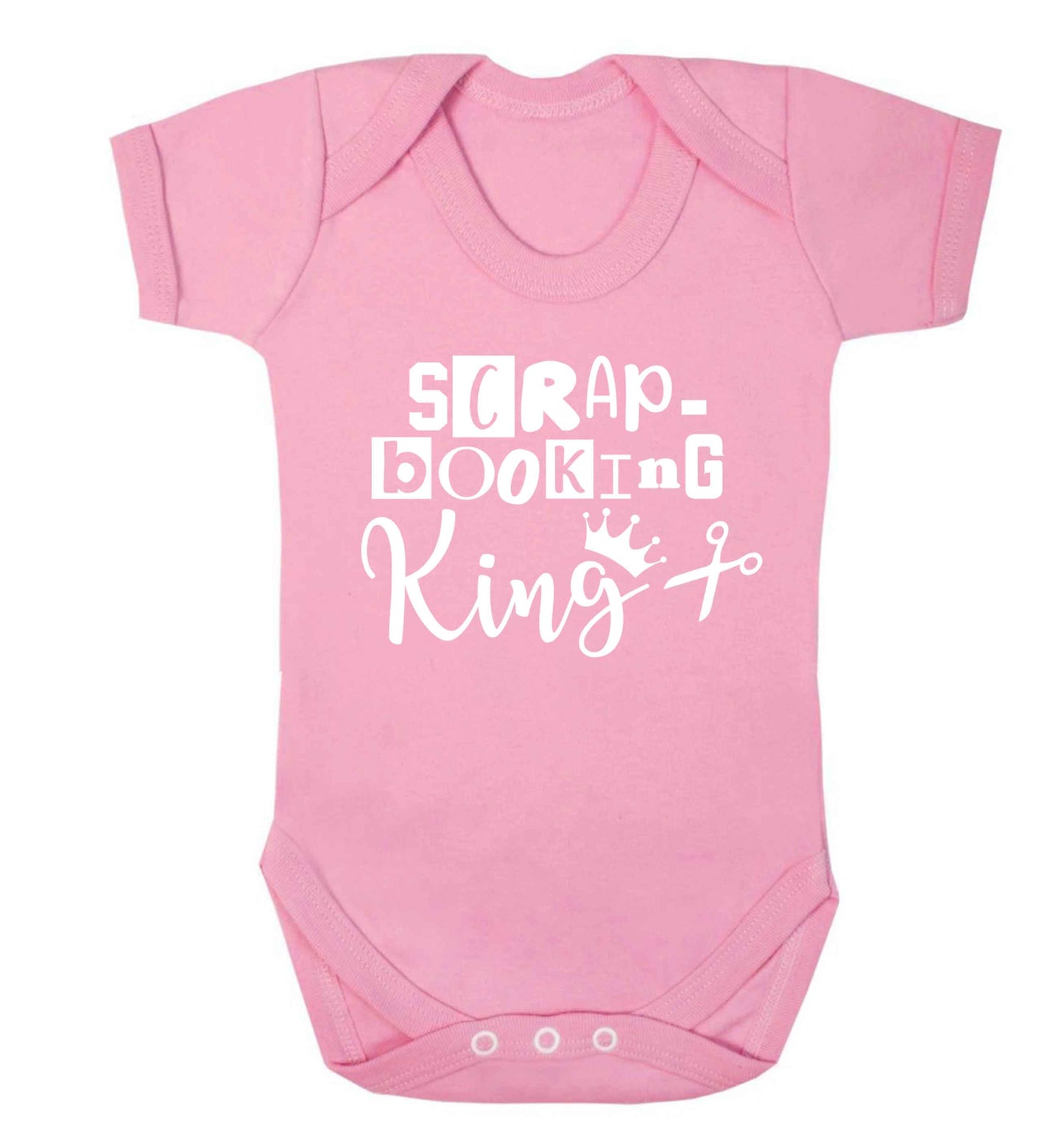 Scrapbooking King Baby Vest pale pink 18-24 months