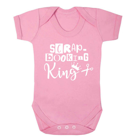 Scrapbooking King Baby Vest pale pink 18-24 months
