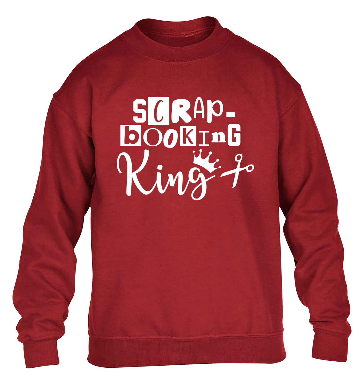 Scrapbooking King children's grey sweater 12-13 Years
