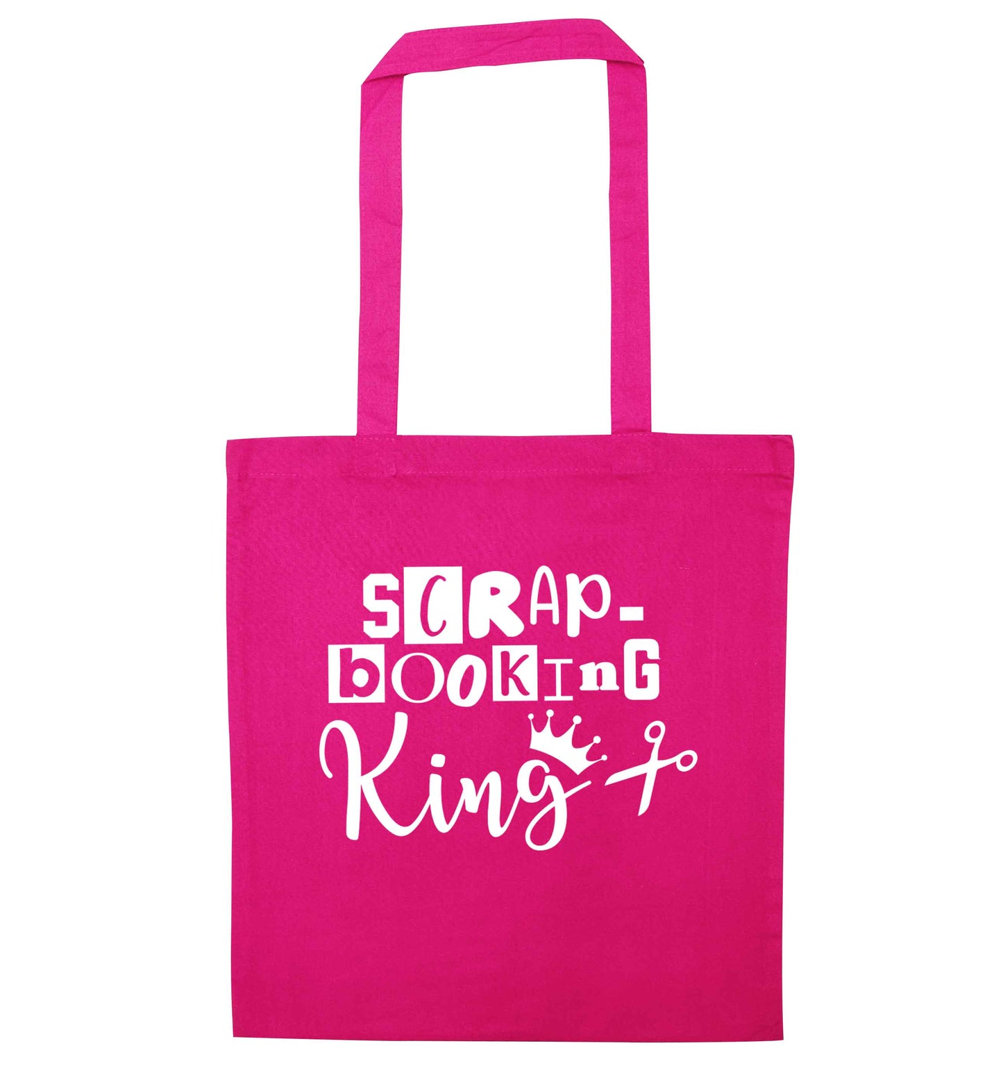 Scrapbooking King pink tote bag
