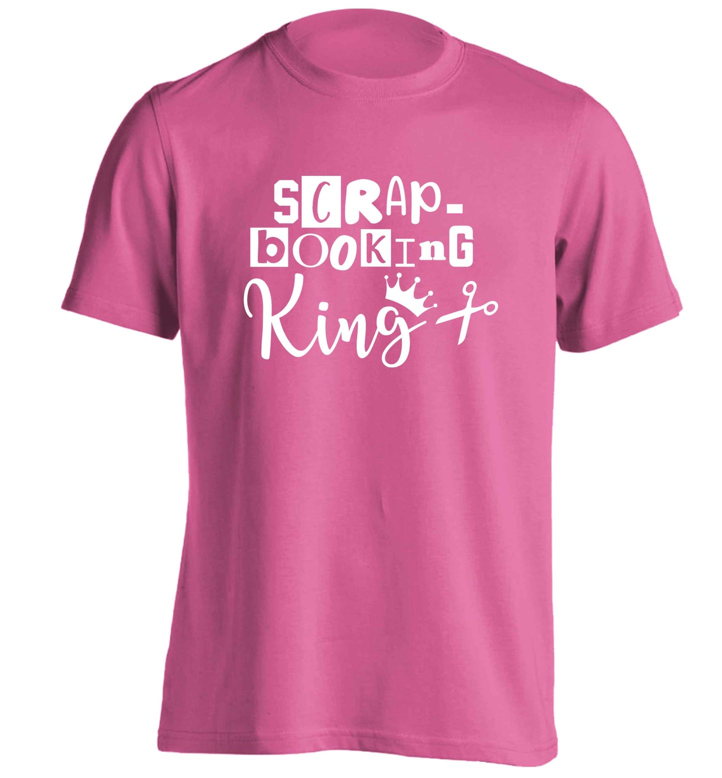 Scrapbooking King adults unisex pink Tshirt 2XL