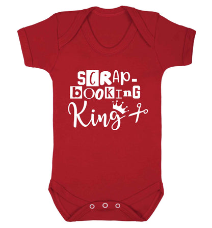 Scrapbooking King Baby Vest red 18-24 months