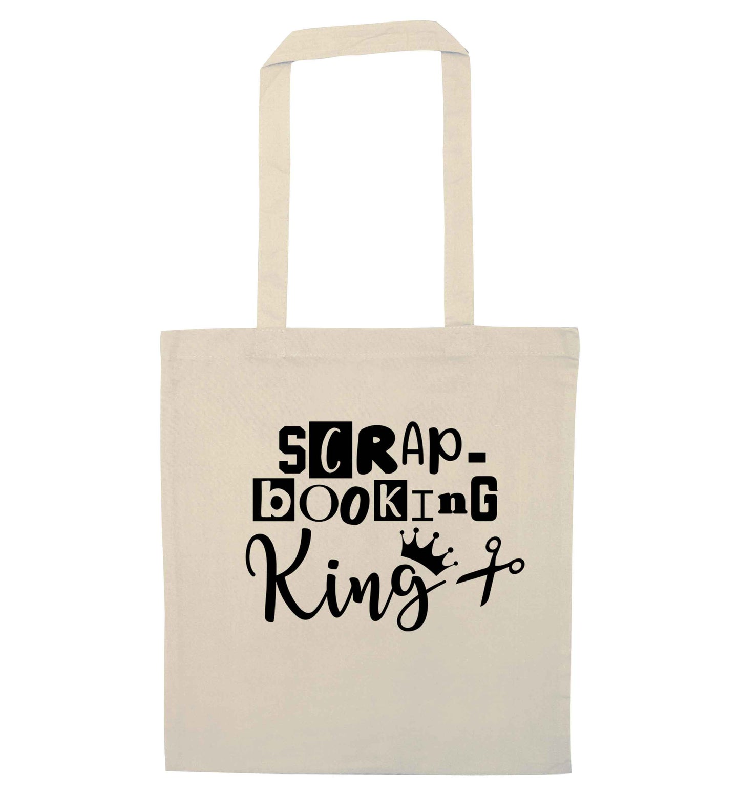 Scrapbooking King natural tote bag