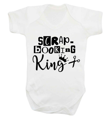 Scrapbooking King Baby Vest white 18-24 months
