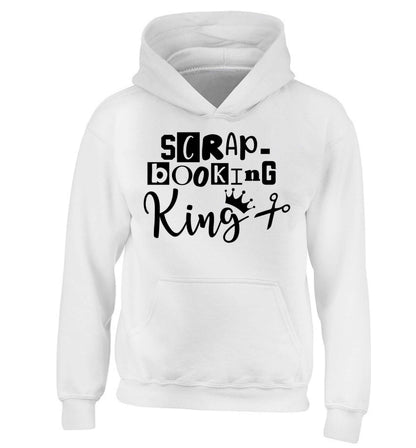 Scrapbooking King children's white hoodie 12-13 Years