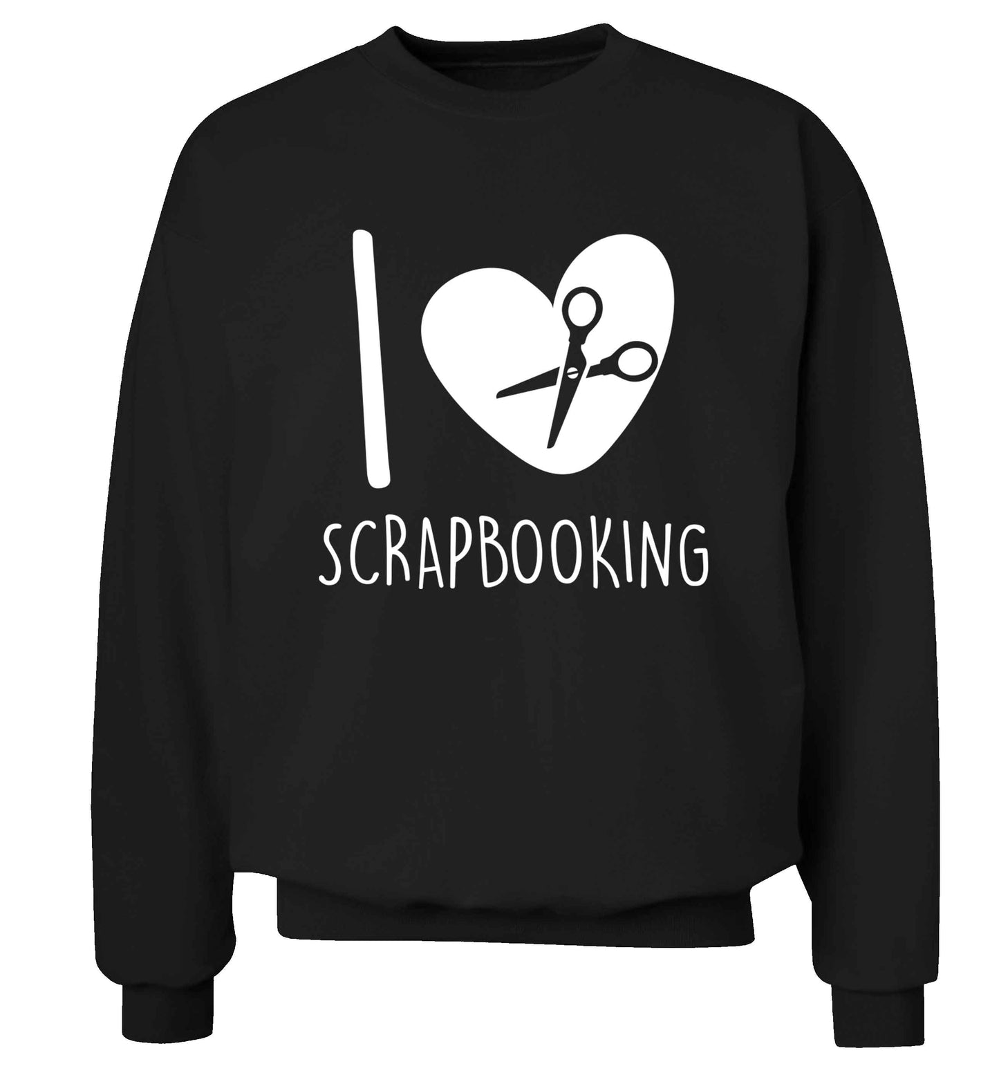 I love scrapbooking Adult's unisex black Sweater 2XL
