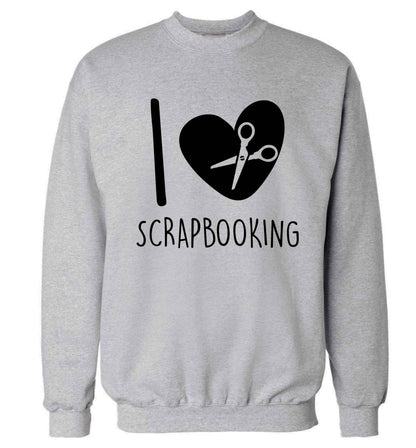 I love scrapbooking Adult's unisex grey Sweater 2XL